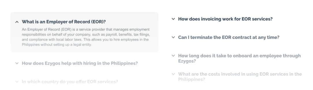 An Illustration of Frequently Asked Questions